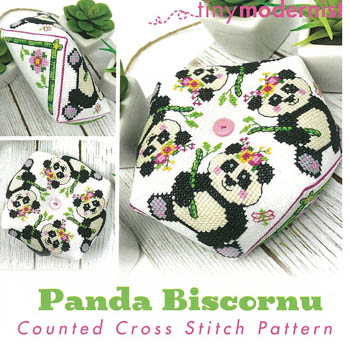 (image for) Panda Biscornu - March